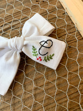 Load image into Gallery viewer, Holiday Initial Bow