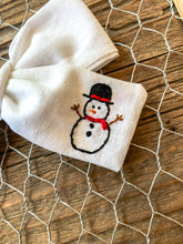 Load image into Gallery viewer, Snowman Bow