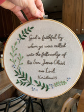 Load image into Gallery viewer, Custom Embroidery Hoop