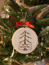 Load image into Gallery viewer, Custom Embroidered Ornament