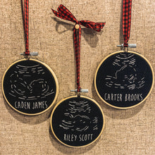 Load image into Gallery viewer, Custom Embroidered Ornament