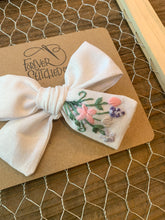 Load image into Gallery viewer, JL Pastel Floral Bow