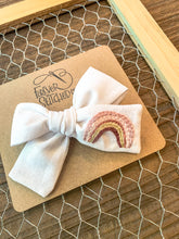 Load image into Gallery viewer, Pink Rainbow Bow