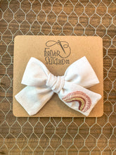 Load image into Gallery viewer, Pink Rainbow Bow