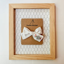 Load image into Gallery viewer, Floral Initial Bow