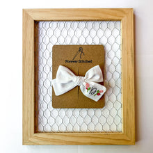 Load image into Gallery viewer, Floral Initial Bow