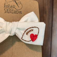 Load image into Gallery viewer, Football Bow