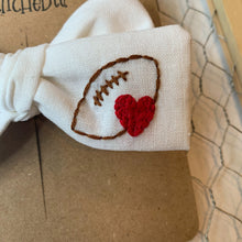 Load image into Gallery viewer, Football Bow