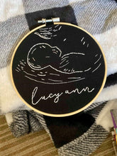 Load image into Gallery viewer, Embroidered Ultrasound Hoop