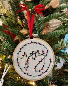Custom Embroidered Ornament