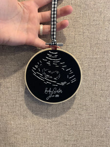 Custom Embroidered Ornament