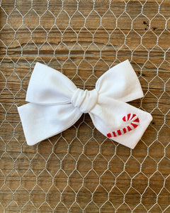 Candy Cane Bow