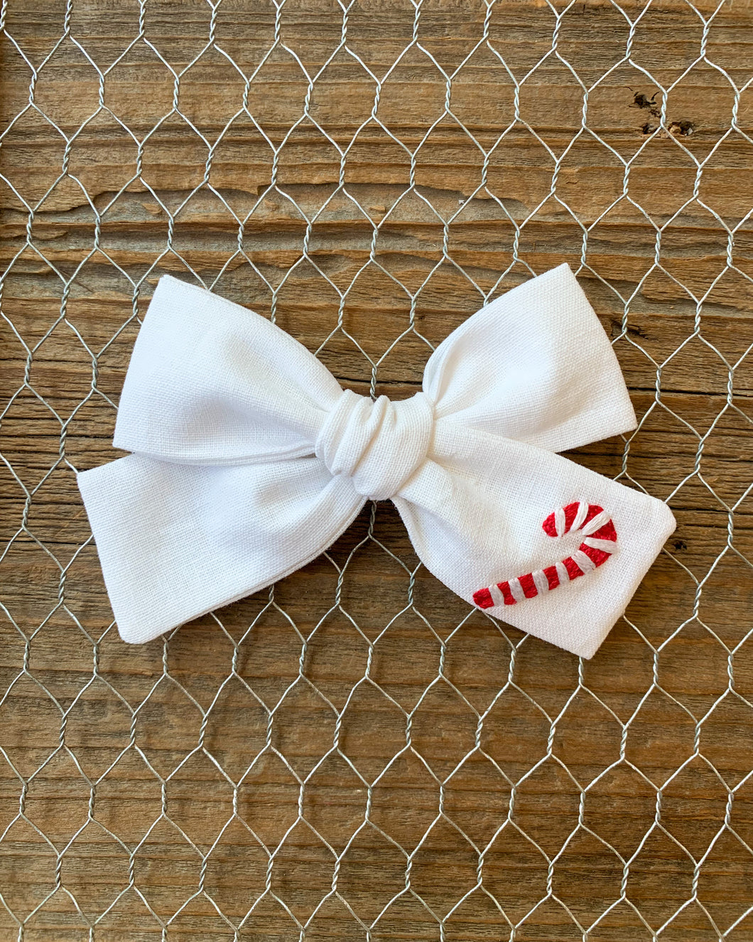 Candy Cane Bow