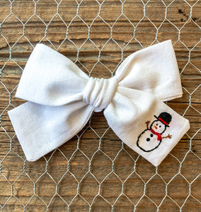 Snowman Bow