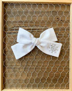 Snowflake Bow