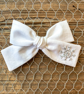 Snowflake Bow