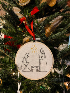 Custom Embroidered Ornament