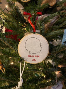 Custom Embroidered Ornament