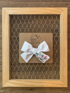 JL Pastel Floral Bow