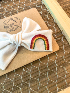 Fall Rainbow Bow