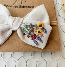 Load image into Gallery viewer, Floral Bow
