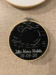 Embroidered Ultrasound Hoop