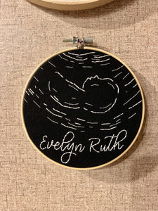 Embroidered Ultrasound Hoop