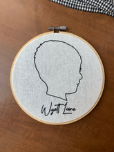 Load image into Gallery viewer, Embroidered Silhouette Hoop
