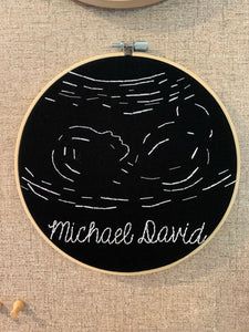 Embroidered Ultrasound Hoop