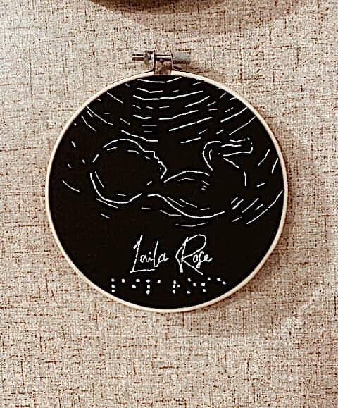 Embroidered Ultrasound Hoop